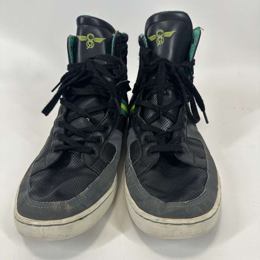 Creative Recreation Solano High Top Sneakers Size 13 Black Green - Picture 2 of 9